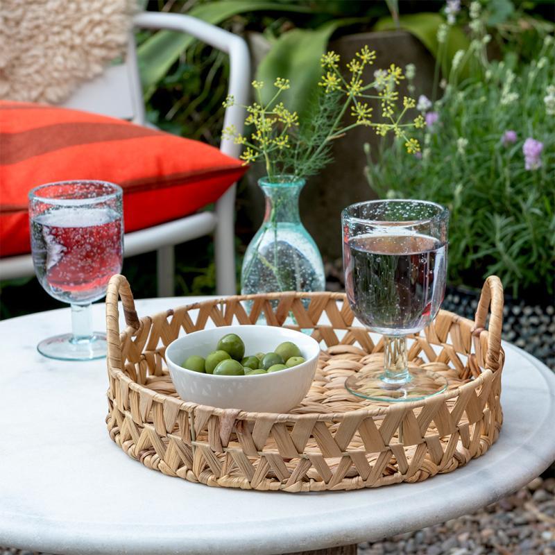 rex london Water hyacinth tray