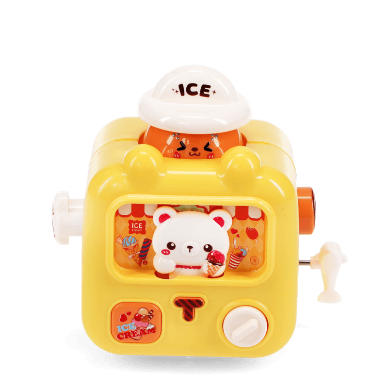 Rex London Wind-up Ice Cream Van Racer - Yellow