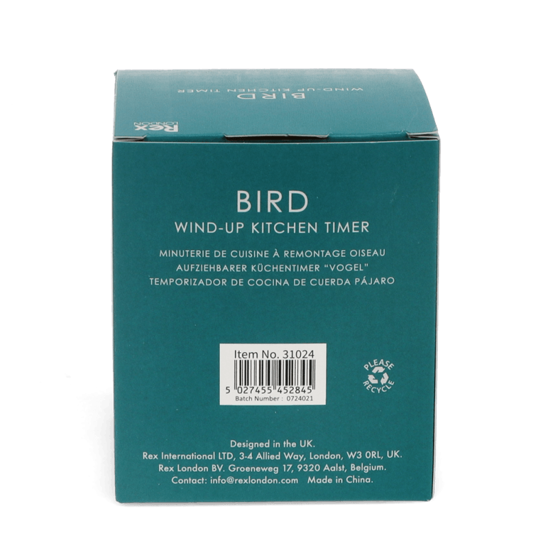 Rex London Wind-up Kitchen Timer - Bird