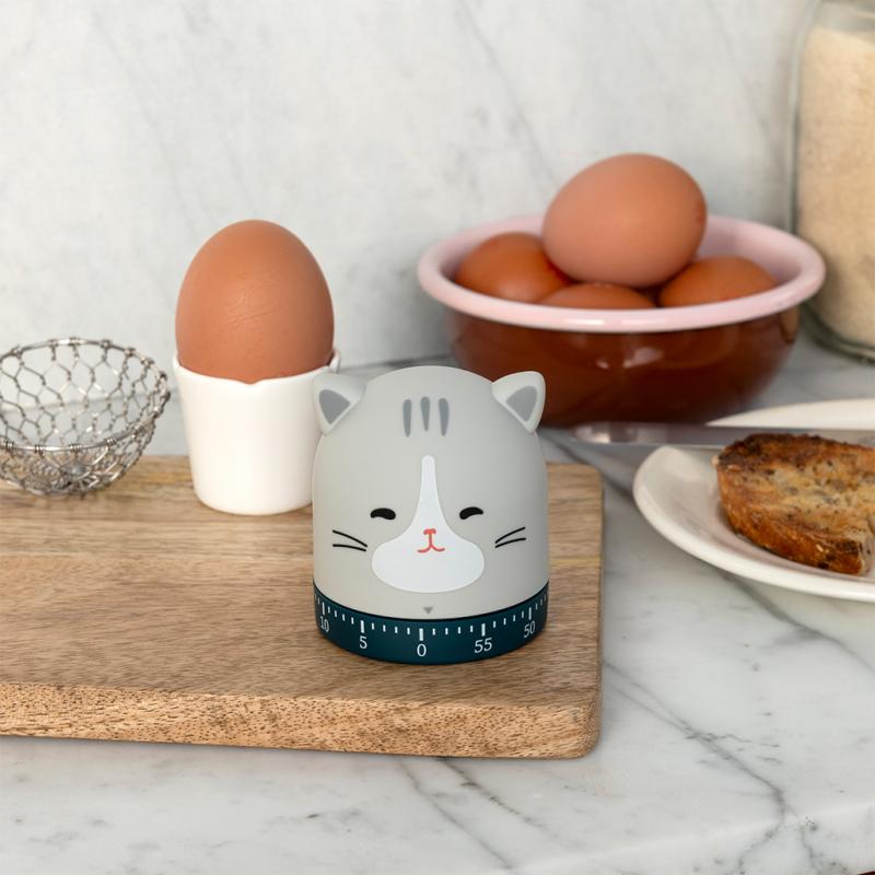 rex london Wind-up kitchen timer - Cat