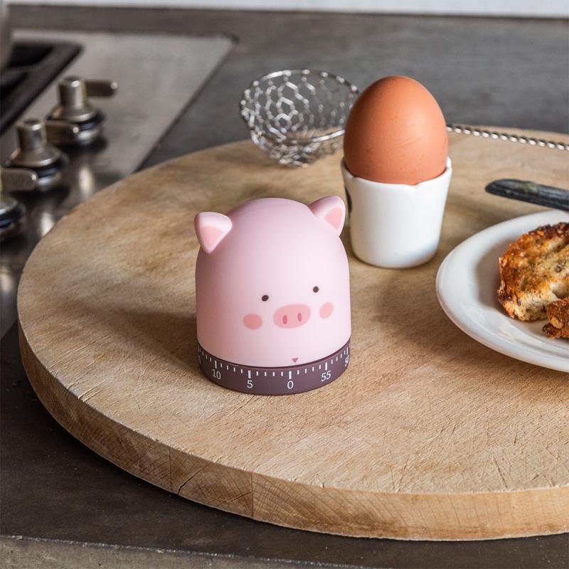rex london Wind-up kitchen timer - Pig