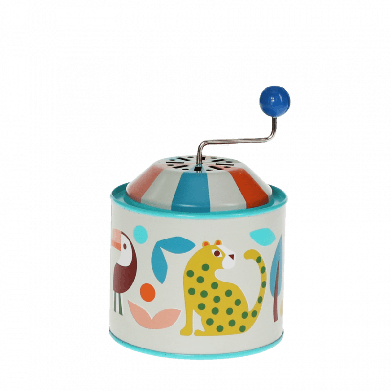 Rex London Winding Tin Music Box - Wild Wonders
