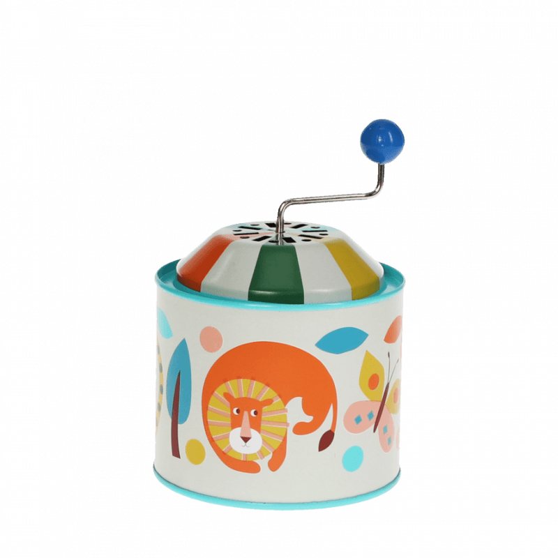 Rex London Winding Tin Music Box - Wild Wonders
