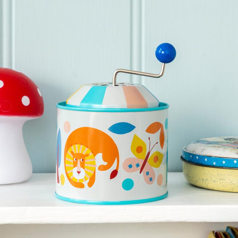 rex london Winding tin music box - Wild Wonders