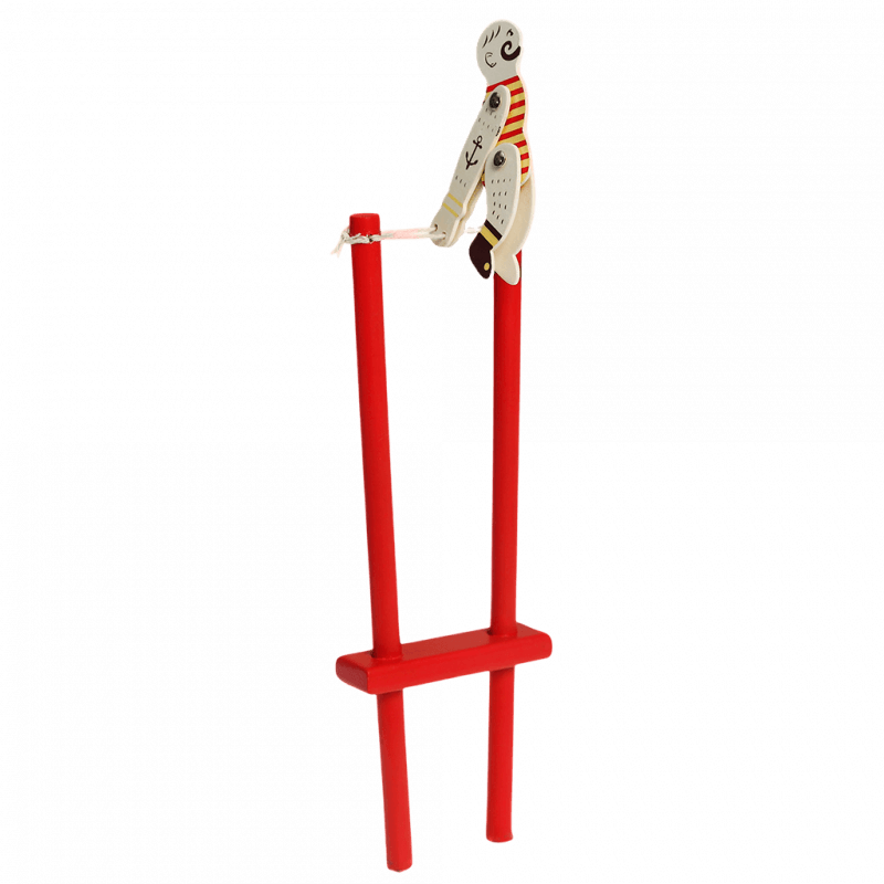 Rex London Wooden Acrobatic Toy - Mr Muscular