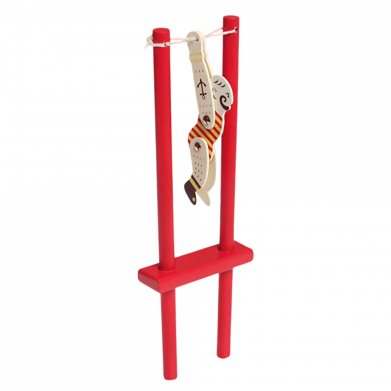 Rex London Wooden Acrobatic Toy - Mr Muscular