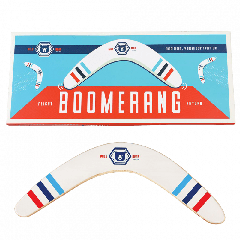 Rex London Wooden Boomerang - Wild Bear