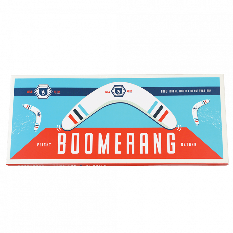 Rex London Wooden Boomerang - Wild Bear