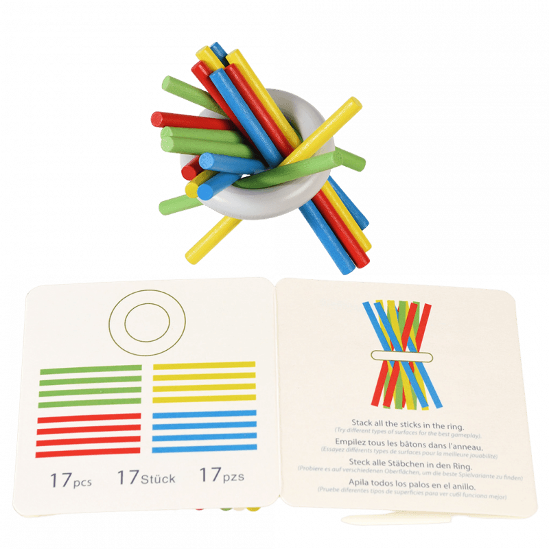 Rex London Wooden Pick Up Sticks In A Tin