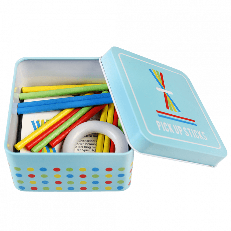 Rex London Wooden Pick Up Sticks In A Tin