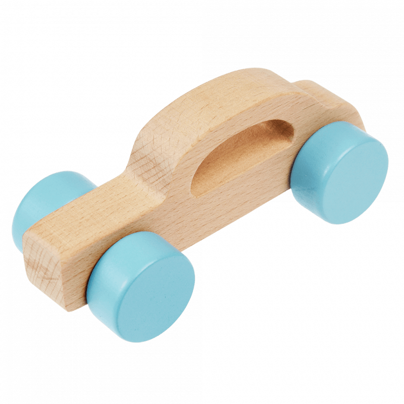 Rex London Wooden Push Along Toy - Car