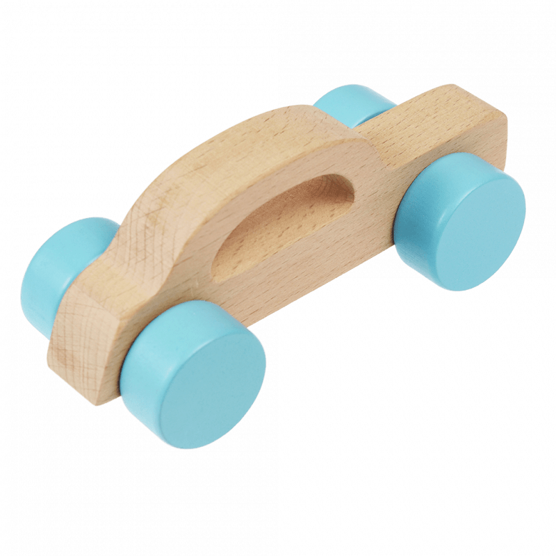 Rex London Wooden Push Along Toy - Car