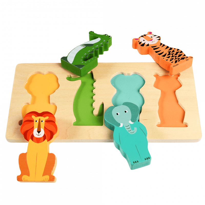 Rex London Wooden Puzzle - Colourful Creatures