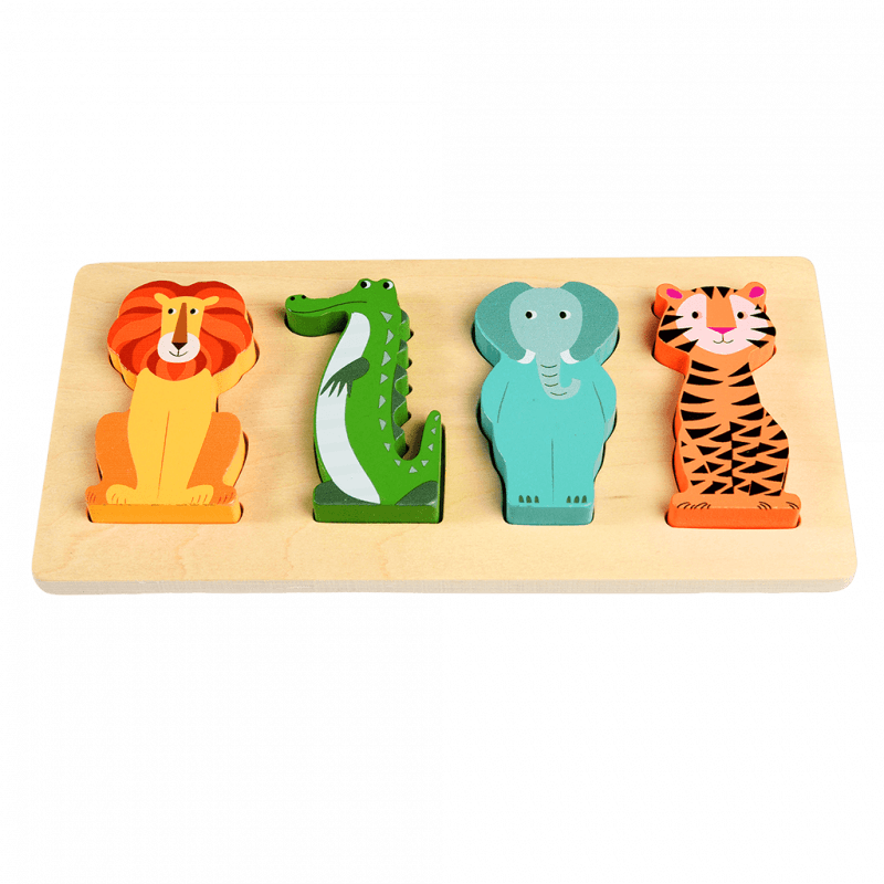 Rex London Wooden Puzzle - Colourful Creatures