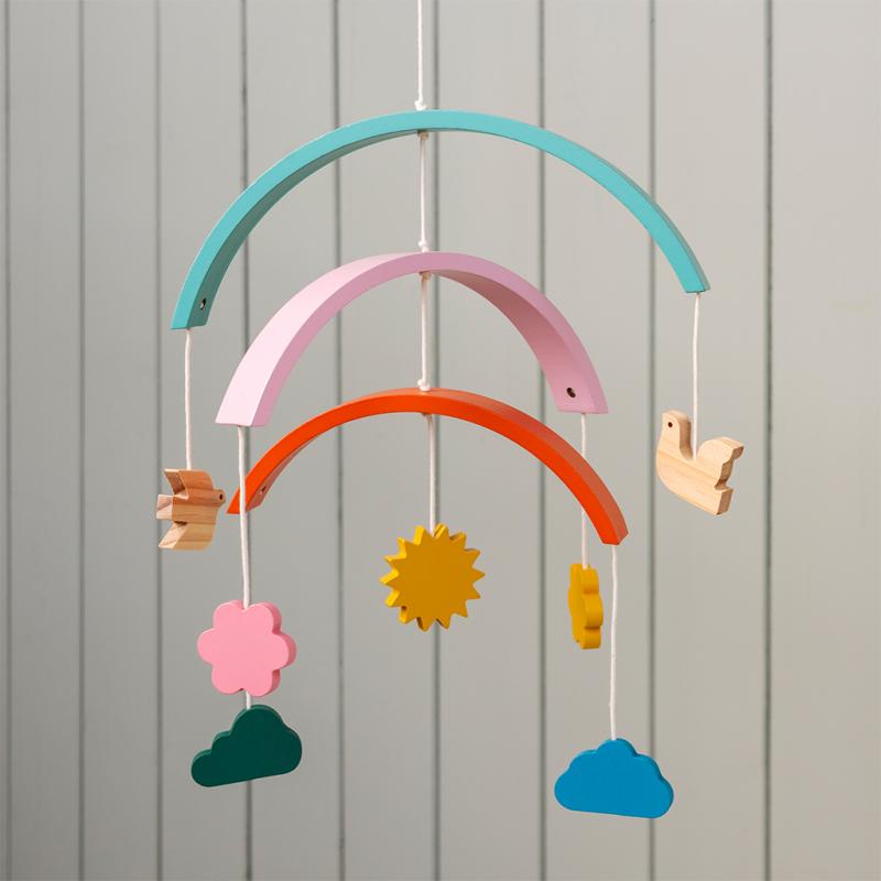 rex london Wooden rainbow mobile