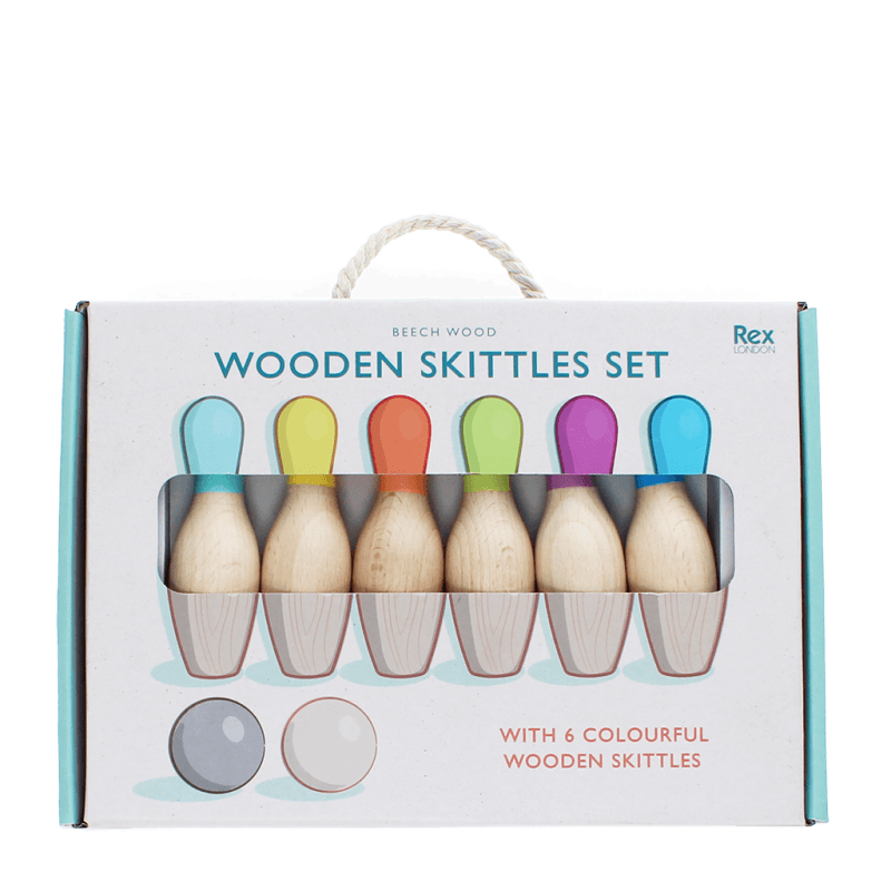 Rex London Wooden Skittles Set