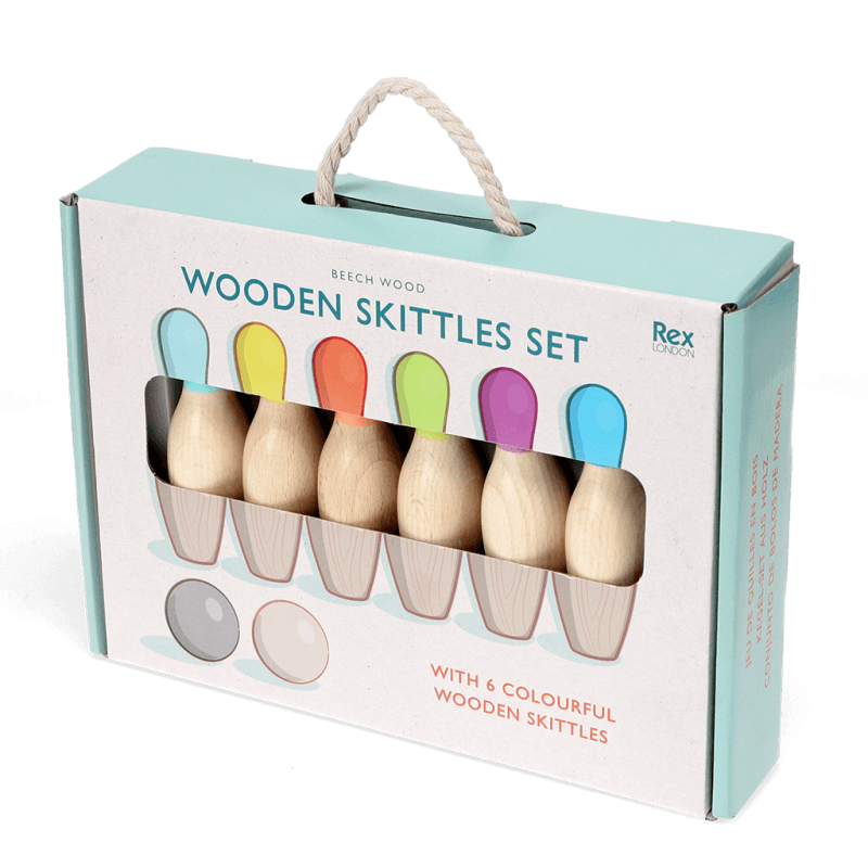 Rex London Wooden Skittles Set