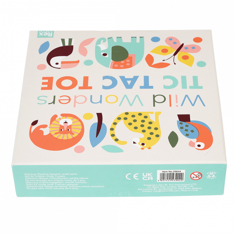 Rex London Wooden Tic-tac-toe - Wild Wonders