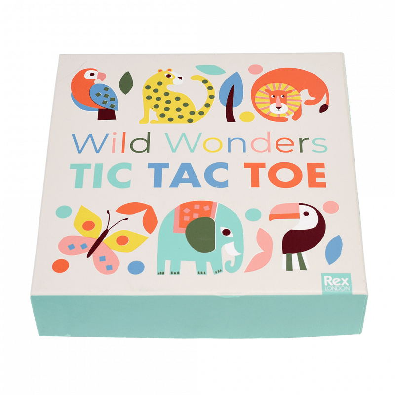 Rex London Wooden Tic-tac-toe - Wild Wonders