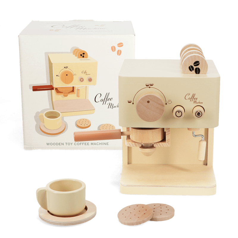 Rex London Wooden Toy Coffee Machine Playset