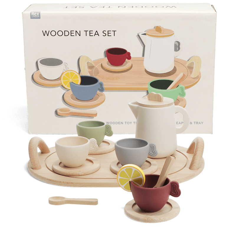 Rex London Wooden Toy Tea Playset