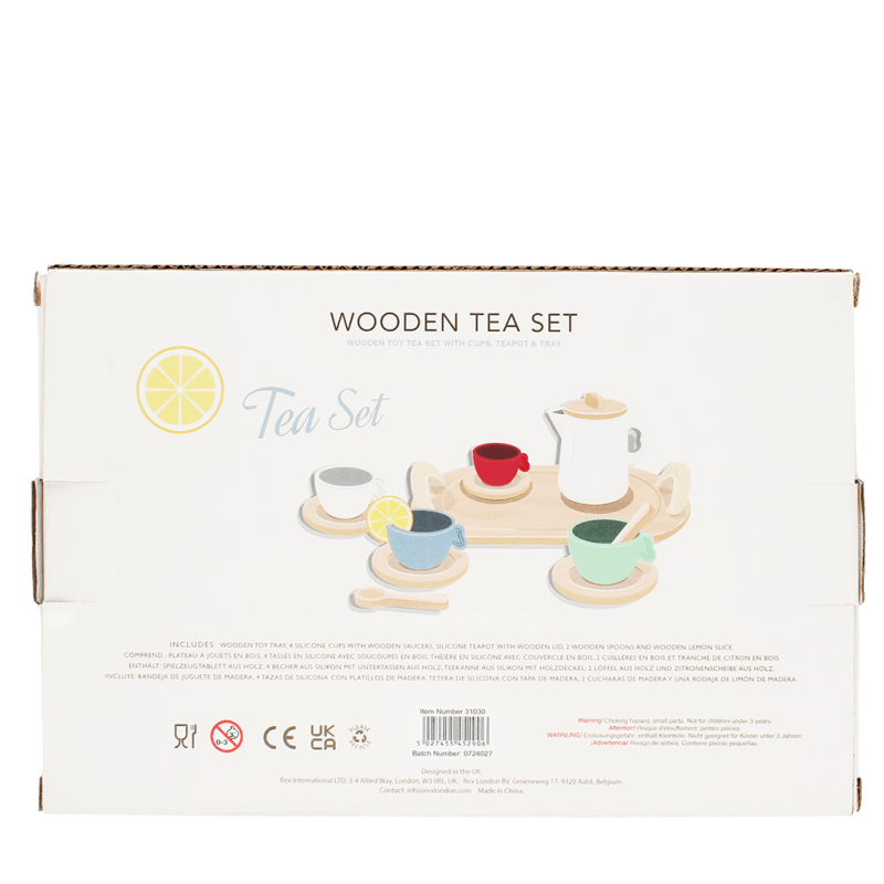 Rex London Wooden Toy Tea Playset