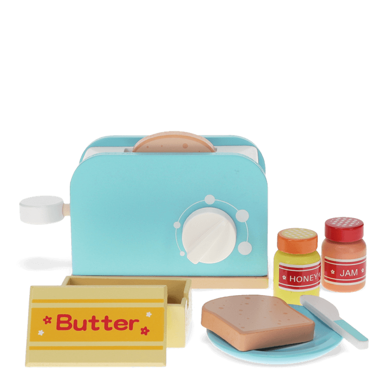 Rex London Wooden Toy Toaster Playset