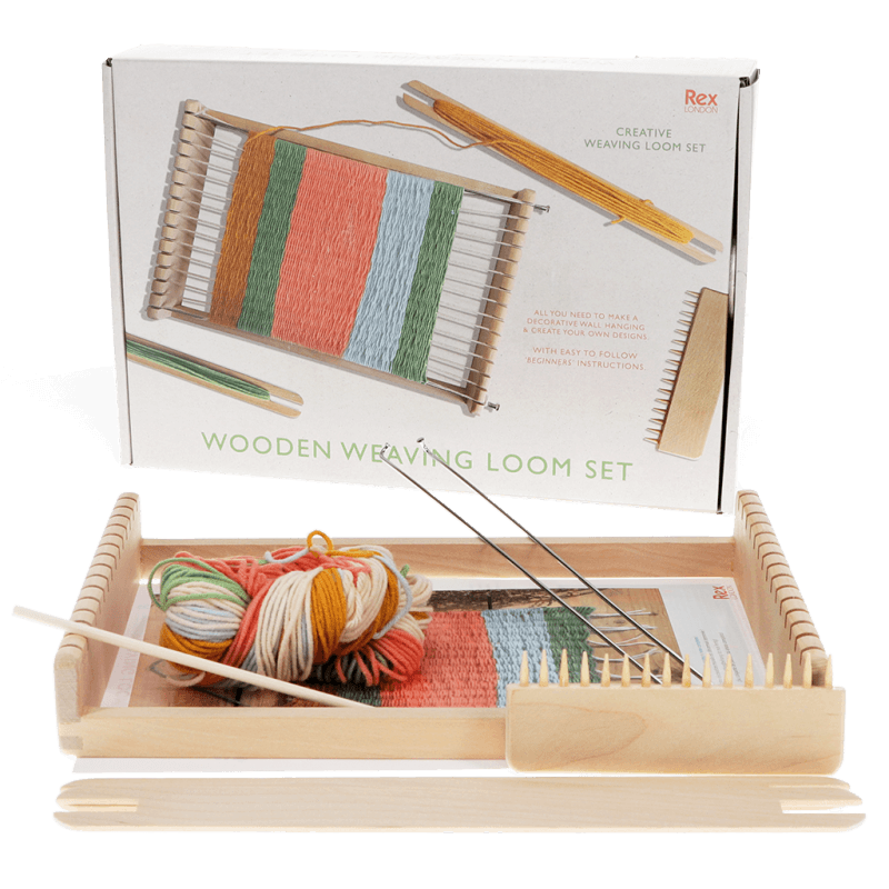 Rex London Wooden Weaving Loom Set