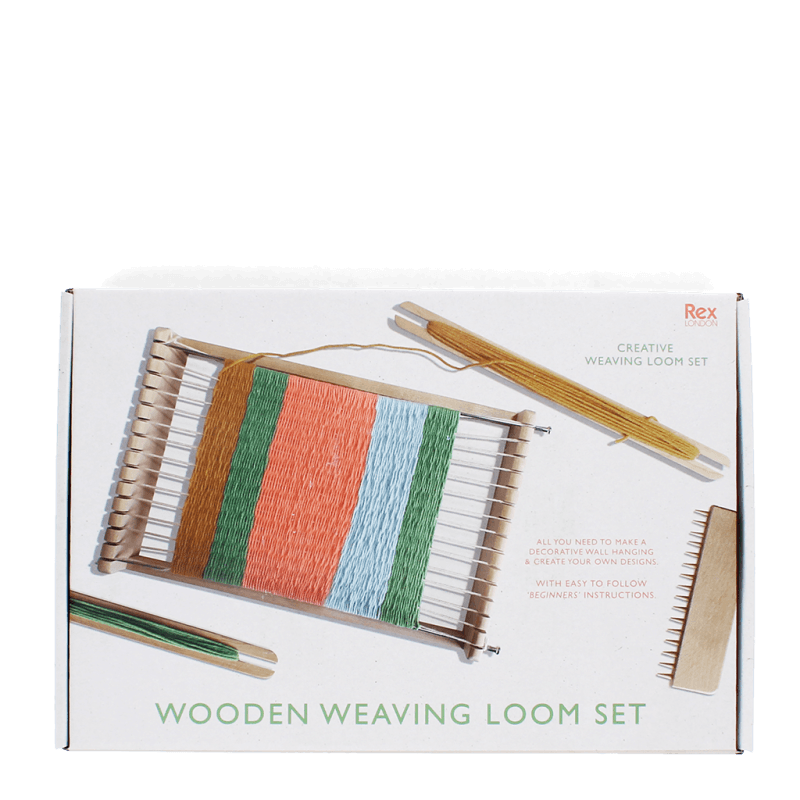Rex London Wooden Weaving Loom Set