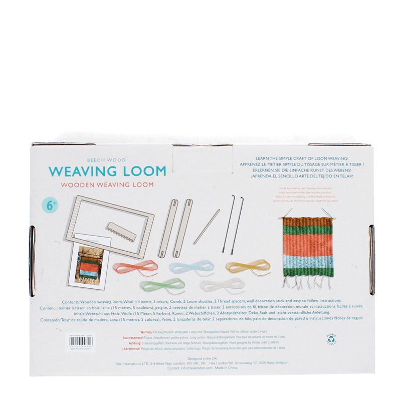 Rex London Wooden Weaving Loom Set