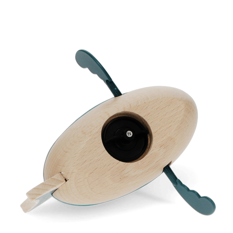 Rex London Wooden Wind-up Bath Toy - Shark