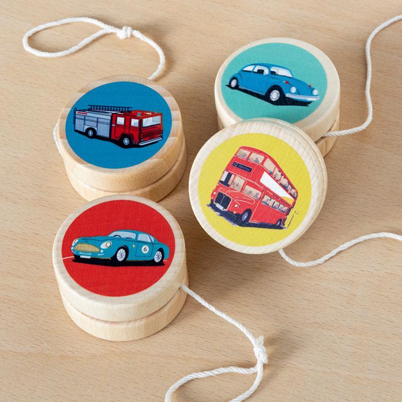 rex london Wooden yoyo - Road Trip (assorted - SINGLE)