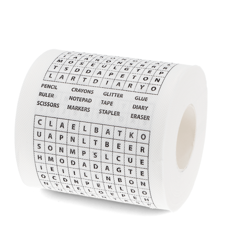 Rex London Word Search Loo Roll