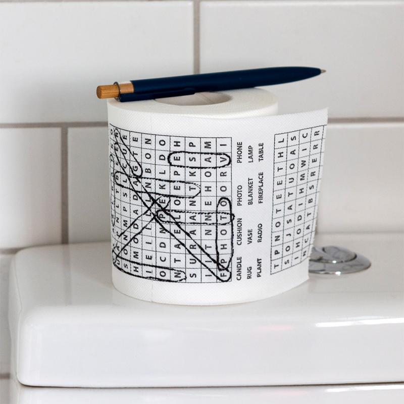 rex london Word search loo roll