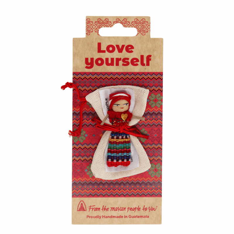 Rex London Worry Doll With Bag - Love Yourself