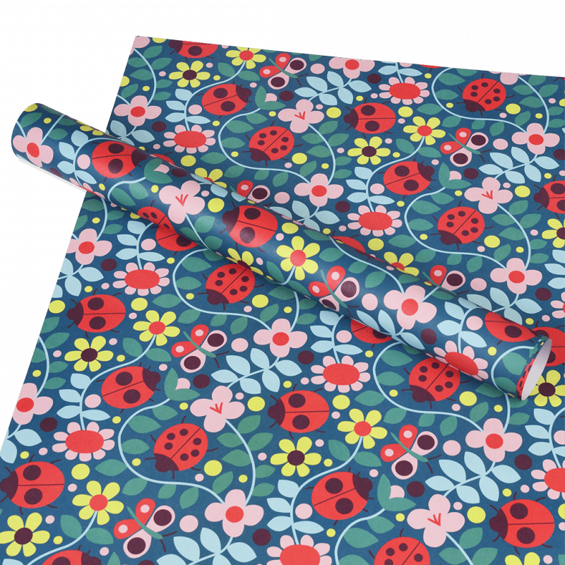 Rex London Wrapping Paper (5 Sheets) - Ladybird