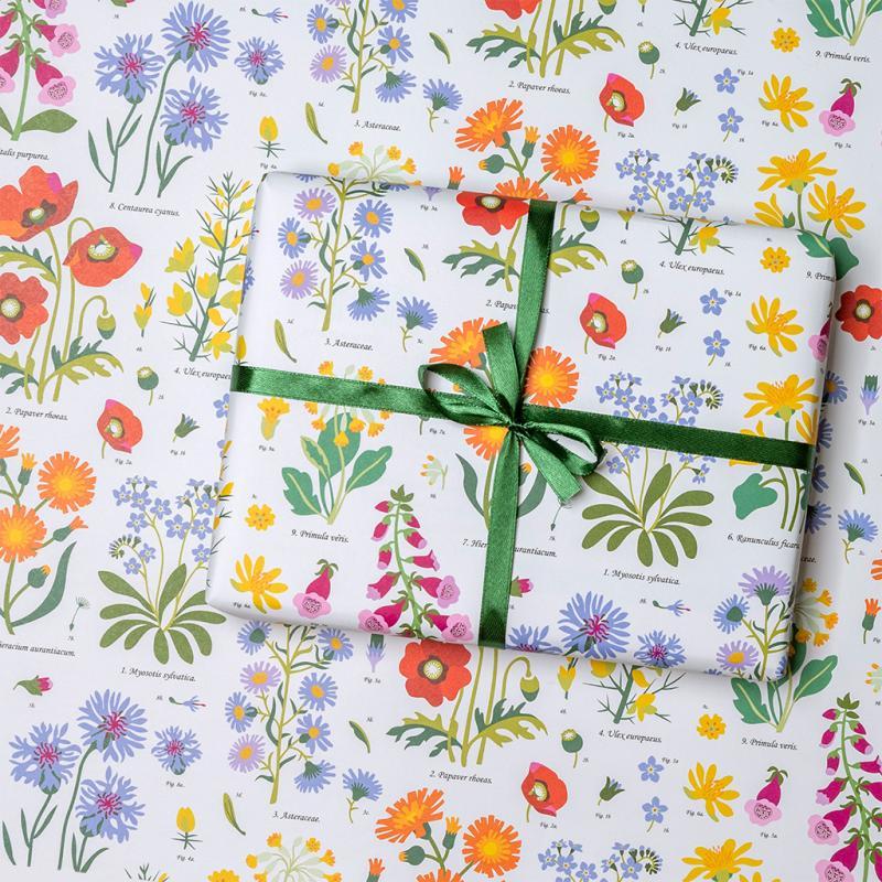 rex london Wrapping paper (5 sheets) - Wild Flowers