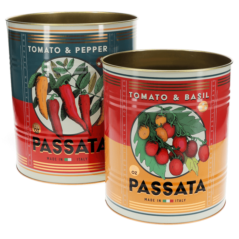 Rex London XL Storage Tins (set Of 2) - Passata