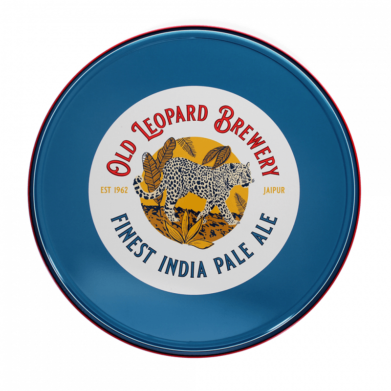 Rex London Round Metal Serving Tray - Old Leopard Brewery