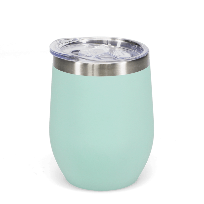 Rex London Rubber Coated Travel Cup 350ml - Eggshell Blue
