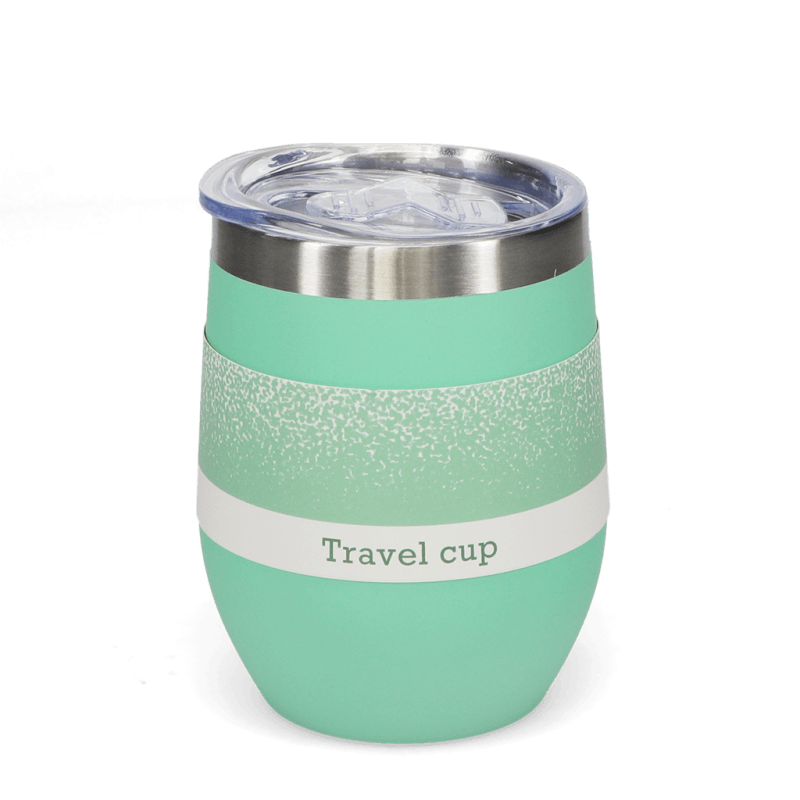 Rex London Rubber Coated Travel Cup 350ml - Mint Green