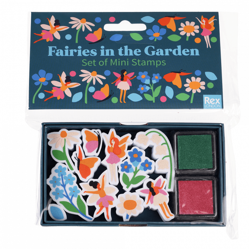 Rex London Set Of Mini Stamps - Fairies In The Garden