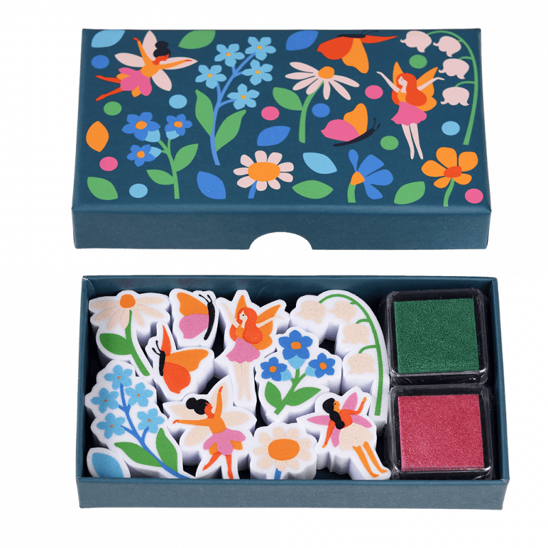 Rex London Set Of Mini Stamps - Fairies In The Garden
