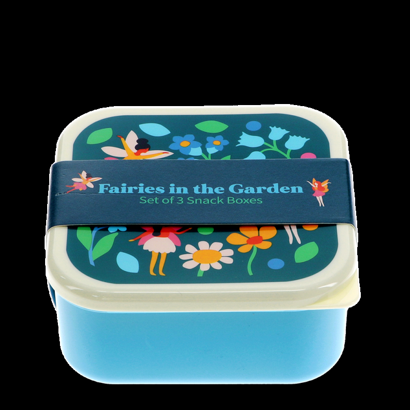 Rex London Snack Boxes (set Of 3) - Fairies In The Garden