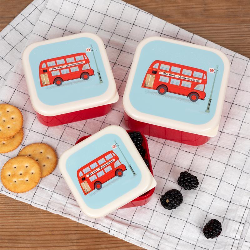 rex london Snack boxes (set of 3) - TfL Routemaster Bus