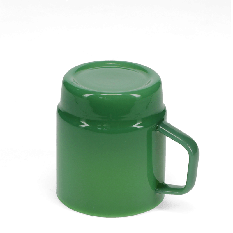 Rex London Stacking Glass Coffee Cup 280ml - Jade Green