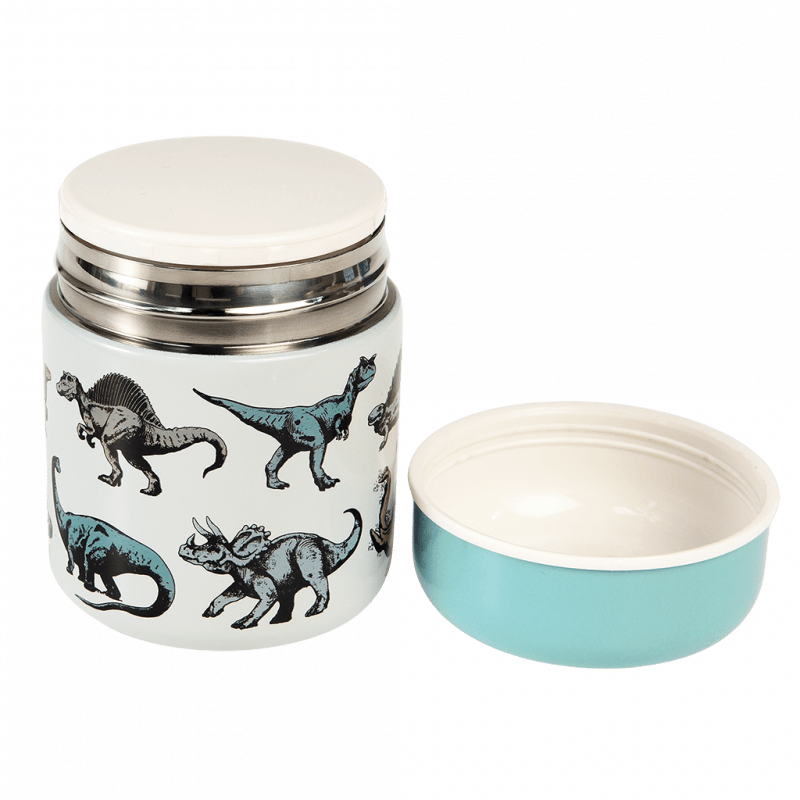 Rex London Stainless Steel Food Flask (280 Ml) - Prehistoric Land