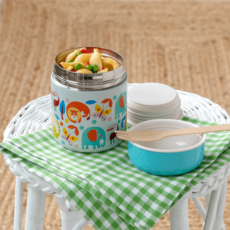 rex london Stainless steel food flask (280 ml) - Wild Wonders