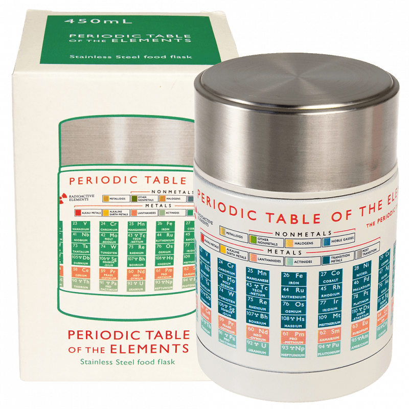 Rex London Stainless Steel Food Flask (450 Ml) - Periodic Table