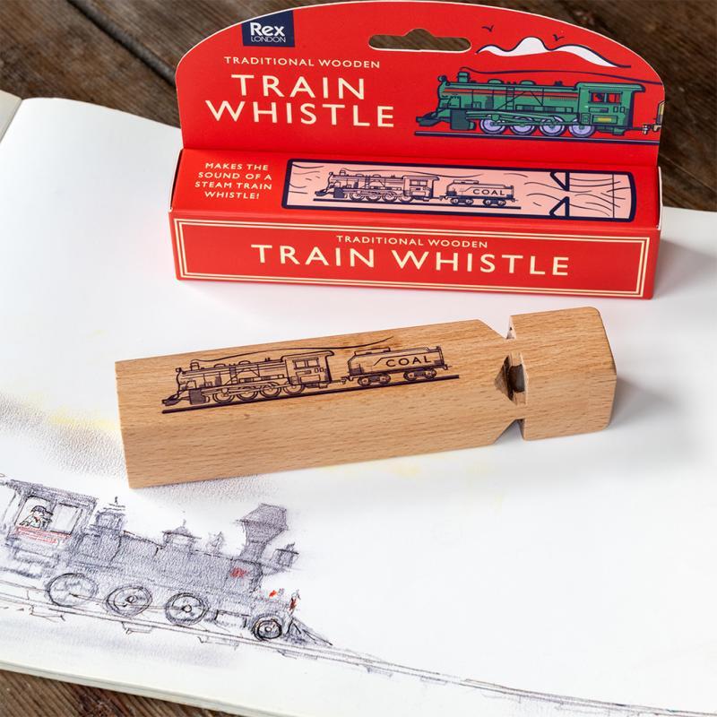 rex london Steam train sound wooden whistle - Classic